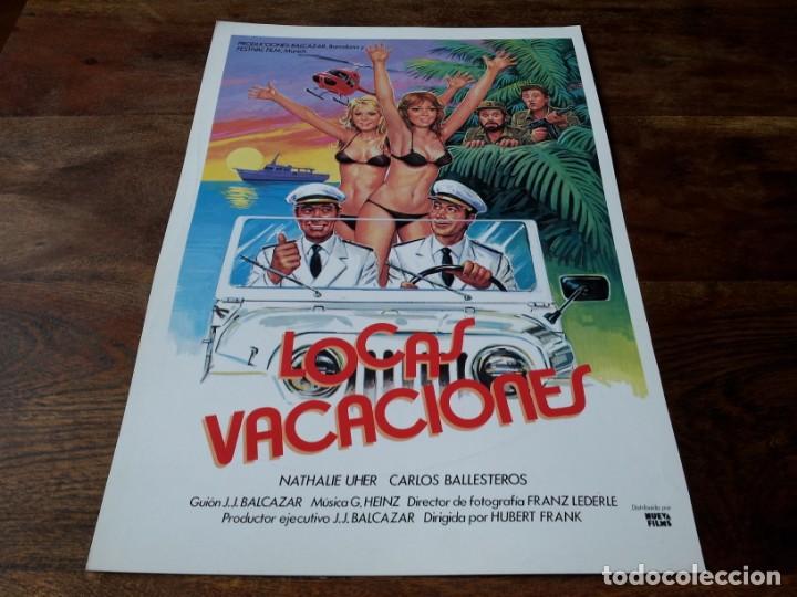 Cine: Locas vacaciones - carlos ballesteros, nathalie uher, alfonso isbert - guia original nueva 1984