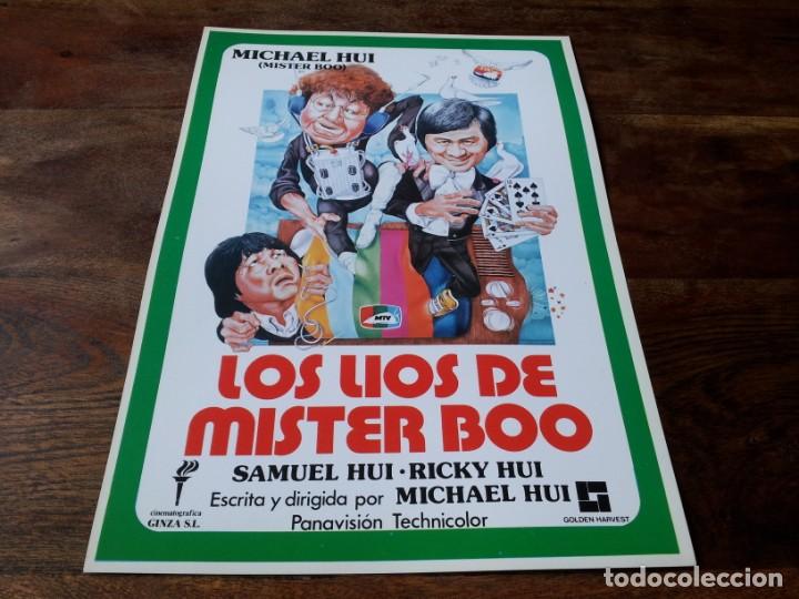Cine: Los l&iacute;os de Mister Boo - Michael Hui, Samuel Hui, Cheng Siu-Ping - guia original ginza 1980