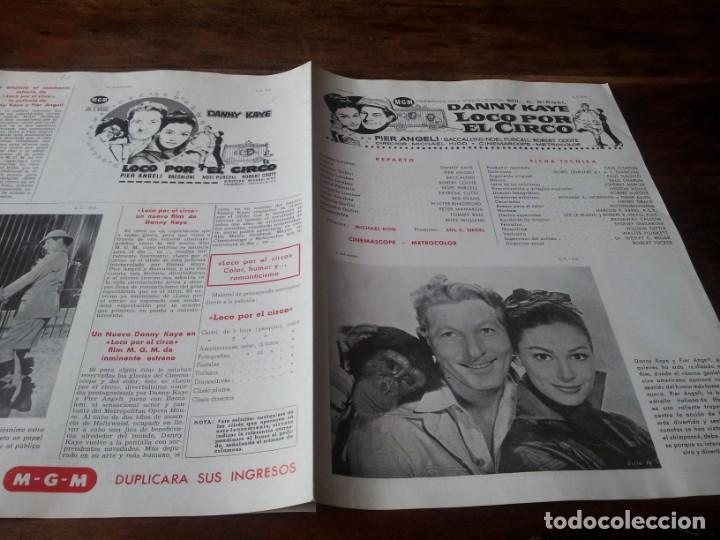 Cine: Loco por el circo - Danny Kaye, Pier Angeli, Salvatore Baccaloni - guia original m.g.m