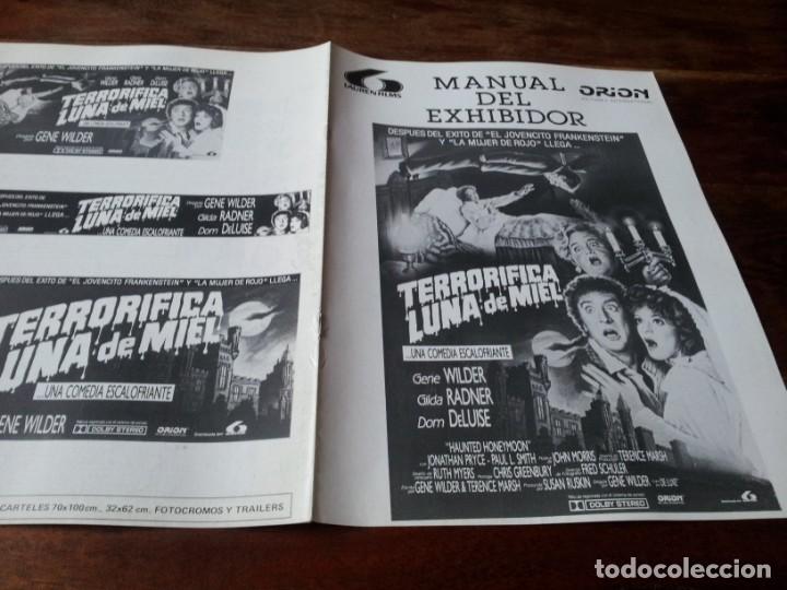 Cine: Terror&iacute;fica luna de miel - Gene Wilder, Gilda Radner, Dom DeLuise - guia original lauren 1986