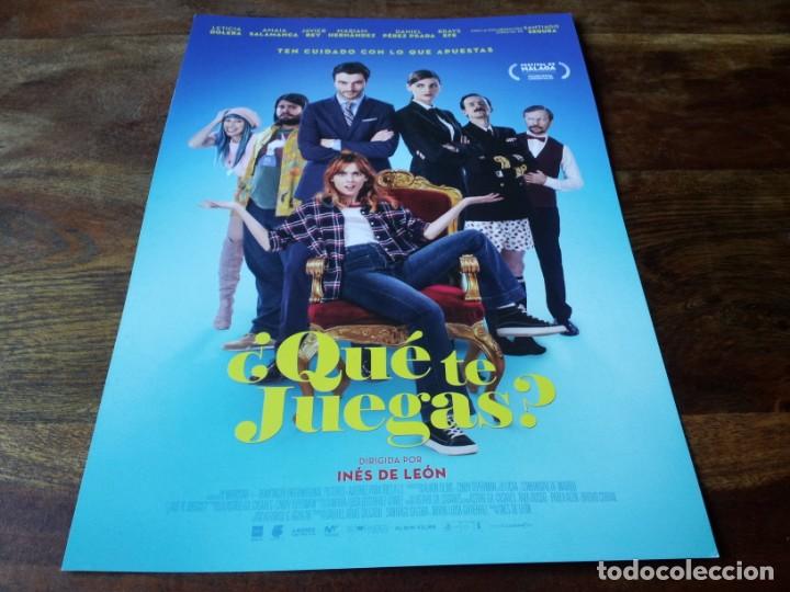 Cin&eacute;ma: &iquest;Qu&eacute; te juegas? - Leticia Dolera, Amaia Salamanca, Javier Rey - guia original acontra 2019