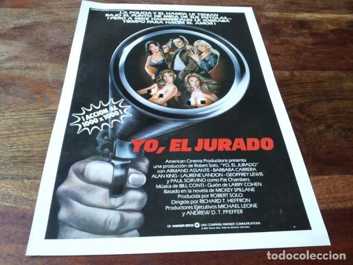 Cin&eacute;ma: Yo, el jurado - Armand Assante, Barbara Carrera, Laurene Landon - guia original warner 1982