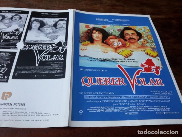 Cine: Querer volar - Animaci&oacute;n, Maurizio Nichetti, Angela Finocchiaro - guia original u.i.p 1991