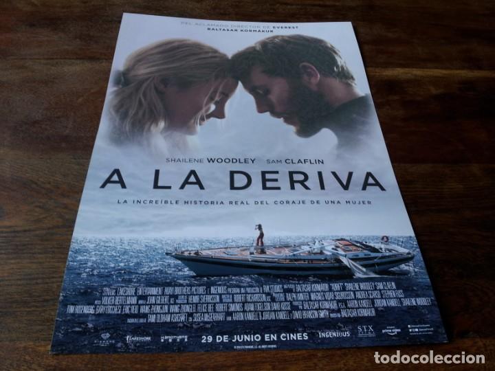 Cine: A la deriva - Shailene Woodley, Sam Claflin, Jeffrey Thomas - guia original diamond 2018
