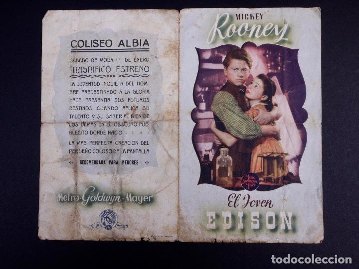 Cinema: EL JOVEN EDISON. COLISEO ALBIA