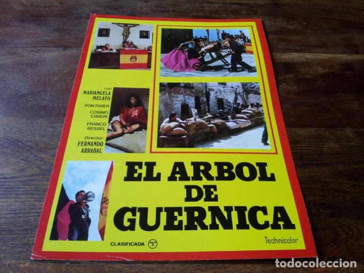 Cinema: El &aacute;rbol de Guernica - Mariangela Melato, Ron Faber - dir. fernando arrabal - guia original 1975