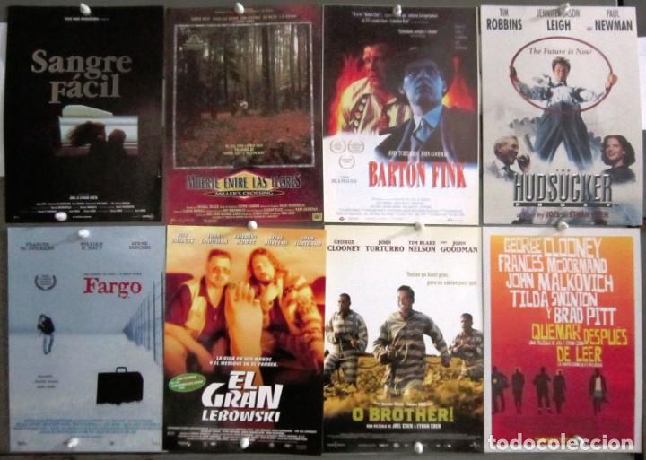 Cin&eacute;ma: G8419D JOEL Y ETHAN COEN COLECCION DE 8 GUIAS ORIGINALES 7 ESPA&Ntilde;OLAS + 1 INGLESA