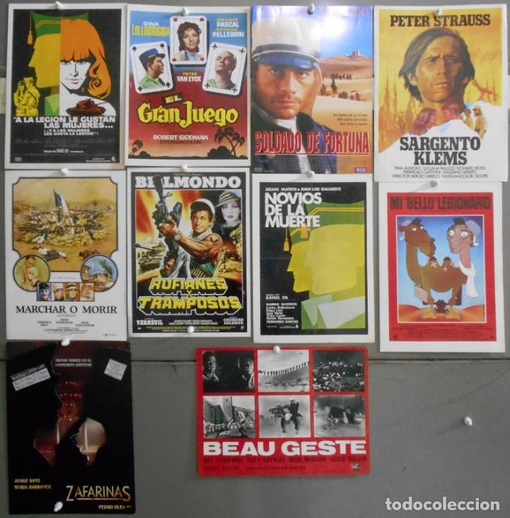 Cine: G7513D LA LEGION ESPA&Ntilde;OLA LEGION EXTRANJERA FRANCESA COLECCION DE 10 GUIAS ORIGINALES ESPA&Ntilde;OLAS