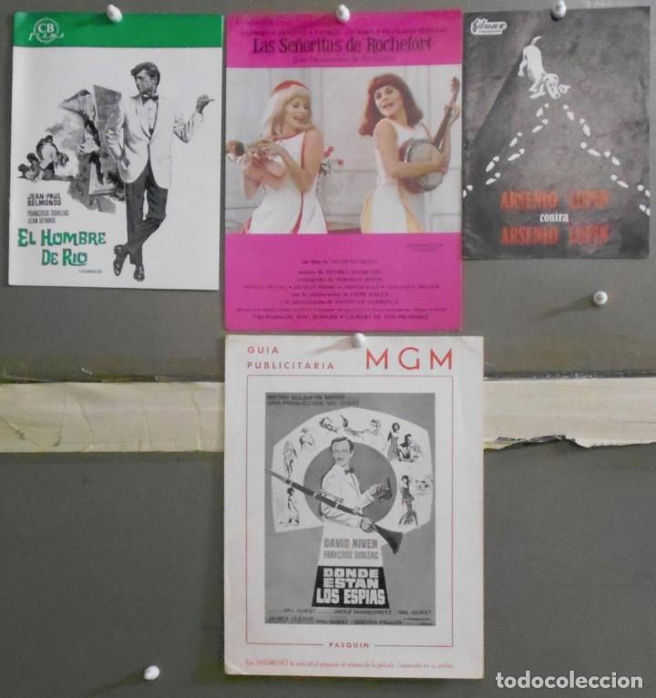 Cin&eacute;ma: G7738D FRANCOISE DORLEAC COLECCION DE 4 GUIAS ORIGINALES ESPA&Ntilde;OLAS