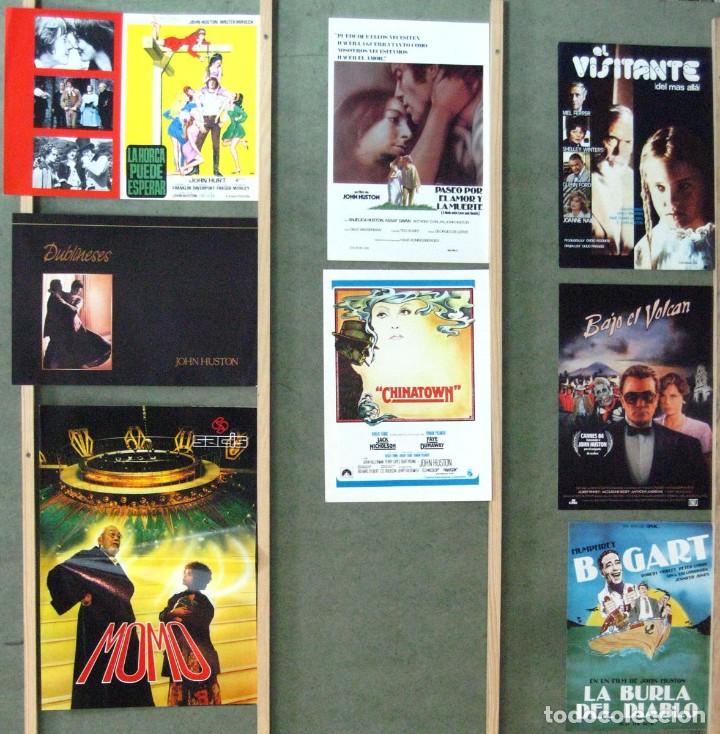 Cin&eacute;ma: G5534D JOHN HUSTON COLECCION DE 8 GUIAS ORIGINALES 7 ESPA&Ntilde;OLAS + 1 de PRODUCTORA