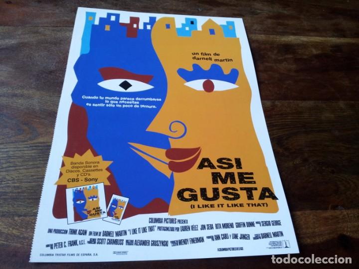 Cinema: As&iacute; me gusta - Lauren V&eacute;lez, Jon Seda, Lisa Vidal, Griffin Dunne - guia original columbia 1994