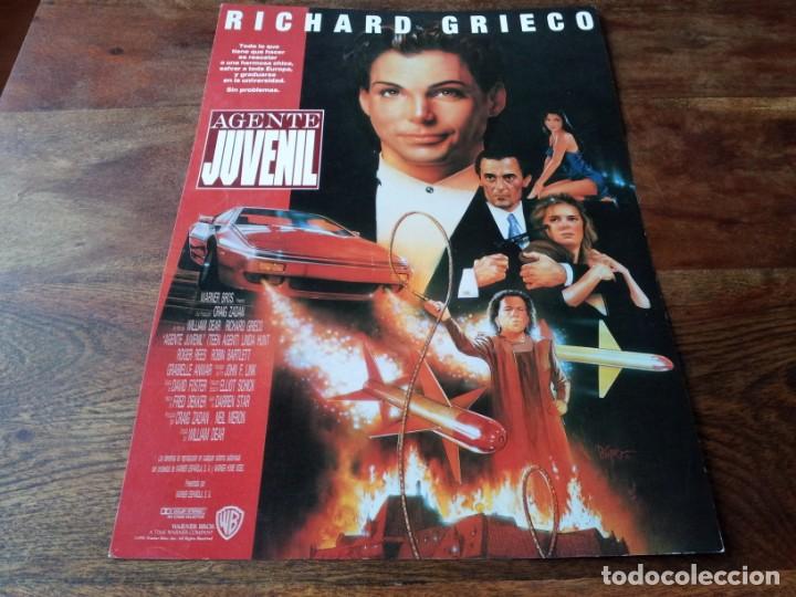Cine: Agente juvenil - Richard Grieco, Roger Rees, Linda Hunt, Robin Bartlett - guia original warner 1991