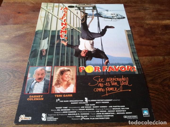 Kino: Ases&iacute;neme, por favor - Dabney Coleman, Matt Frewer, Teri Garr - guia original filmax 1990