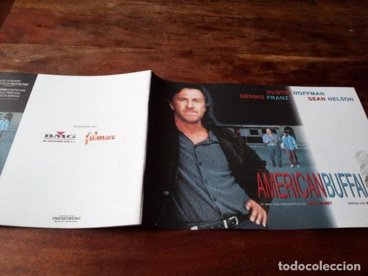Cine: American Buffalo - Dustin Hoffman, Dennis Franz, Sean Nelson - guia original filmax 1996