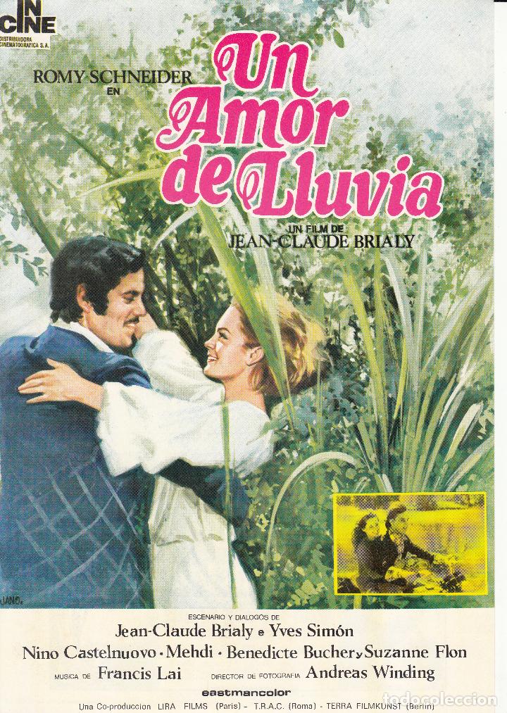 Cine: UN AMOR DE LLUVIA / ROMY SCHNEIDER - JEAN CLAUDE BRIALY - 1974