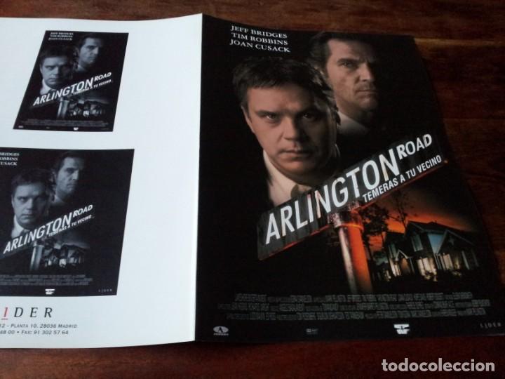 Cine: Arlington Road - Jeff Bridges, Tim Robbins, Joan Cusack, Hope Davis - guia original aurum 1999