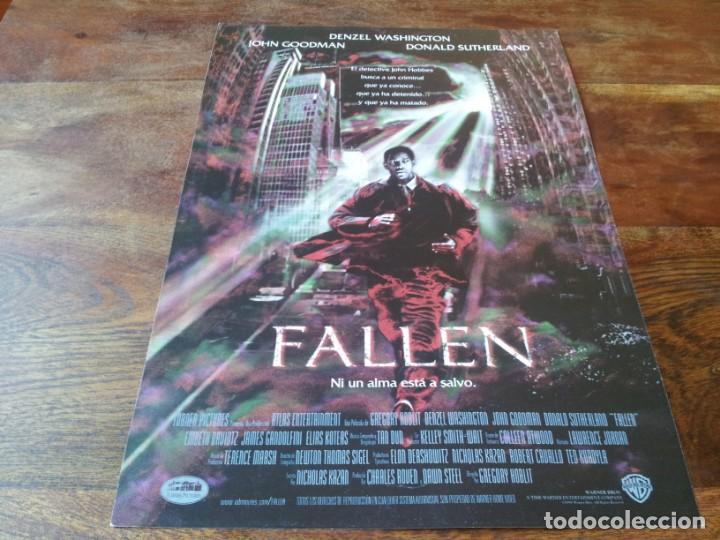 Cinema: Fallen - Denzel Washington, John Goodman, Donald Sutherland - guia original warner 1998