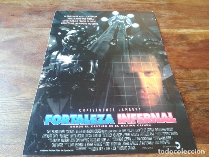 Cinema: Fortaleza infernal - Christopher Lambert, Kurtwood Smith,Loryn Locklin - guia original columbia 1992