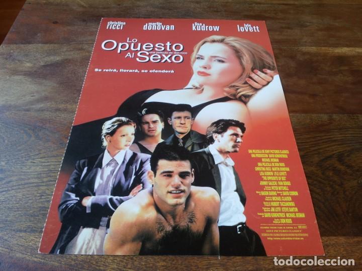 Cine: Lo opuesto al sexo - Christina Ricci, Lisa Kudrow, Martin Donovan - guia original columbia 1998
