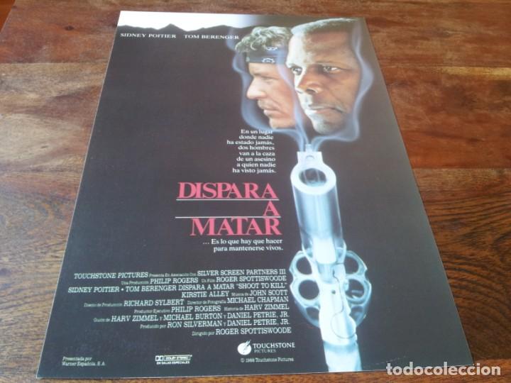 Cine: Dispara a matar - Sidney Poitier, Tom Berenger, Kirstie Alley - guia original warner 1988