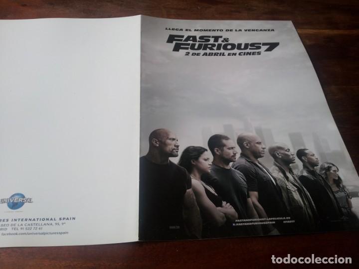 Cine: Fast & Furious 7 - Vin Diesel,Paul Walker,Jason Statham,Tyrese Gibson - guia original universal 2015