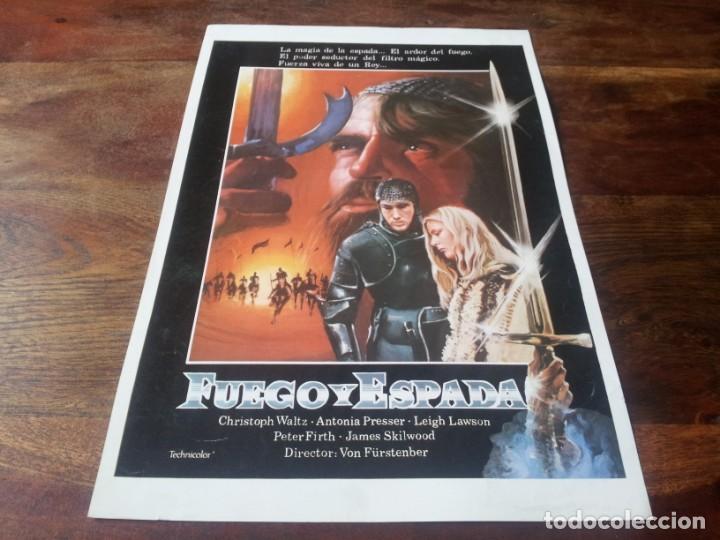 Cin&eacute;ma: Fuego y espada - Christoph Waltz, Antonia Preser, Peter Firth - guia original imperial 1983