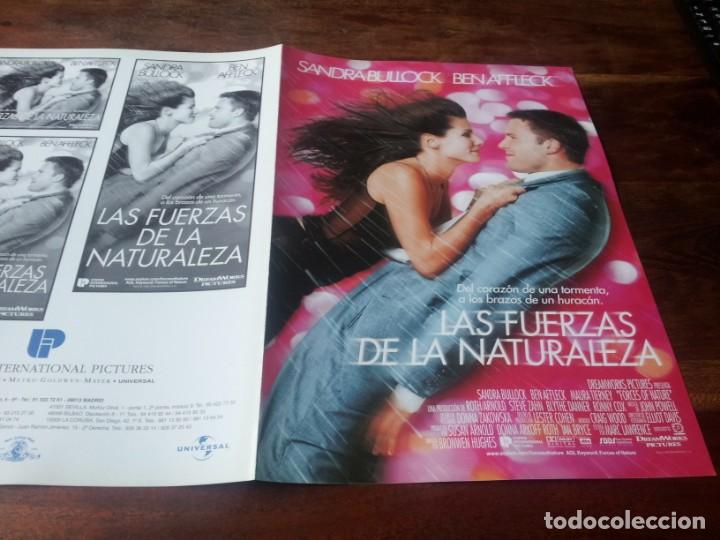 Cin&eacute;ma: Las fuerzas de la naturaleza - Sandra Bullock, Ben Affleck, Maura Tierney - guia original u.i.p 1999