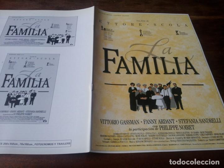 Kino: La familia - Vittorio Gassman, Stefania Sandrelli, Fanny Ardant - guia original lauren 1987