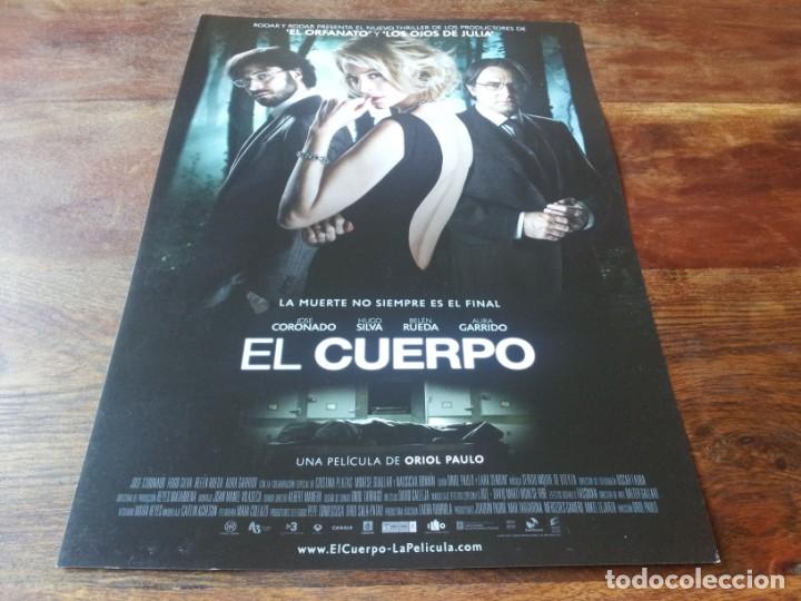 Cine: El cuerpo - Hugo Silva, Jos&eacute; Coronado, Bel&eacute;n Rueda, Aura Garrido - guia original sony 2012