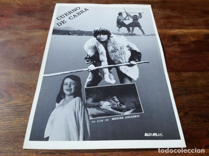Cine: Cuerno de cabra - Katya Paskaleva, Anton Gorchev, Milen Penev - guia original alfa 1982