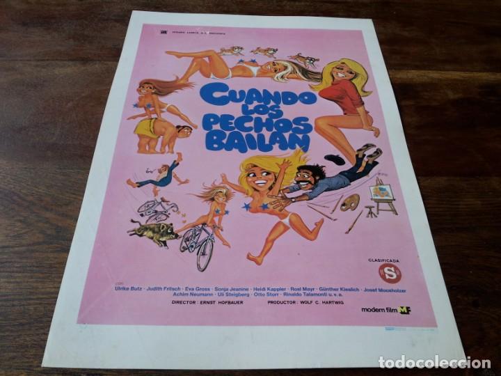Cine: CUANDO LOS PECHOS BAILAN - ULRIKE BUTZ, JUDITH FRITSCH, EVA GROSS - guia original i. llorca 1980