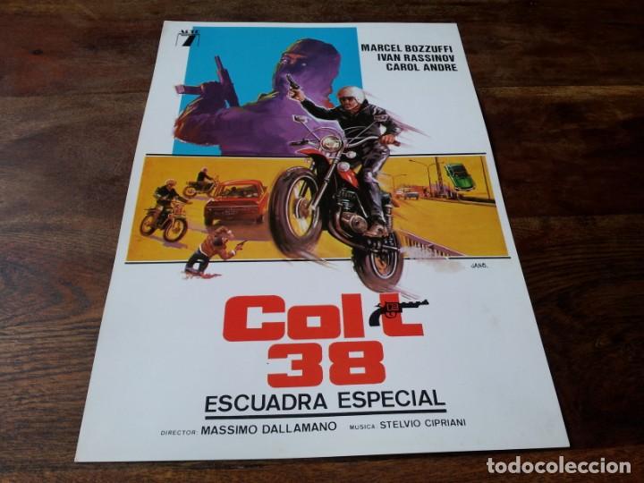 Kino: Colt 38 Escuadra especial - Marcel Bozzuffi, Carol Andr&eacute; - guia original 7 arte 1976 jano
