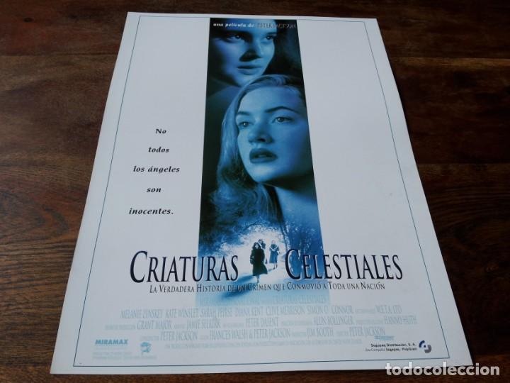Cine: Criaturas celestiales - Kate Winslet,Melanie Lynskey, dir.Peter Jackson - guia original sogepaq 1994