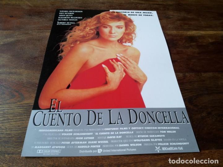 Cine: El cuento de la doncella - Natasha Richardson, Faye Dunaway, Aidan Quinn - guia original u.i.p 1990