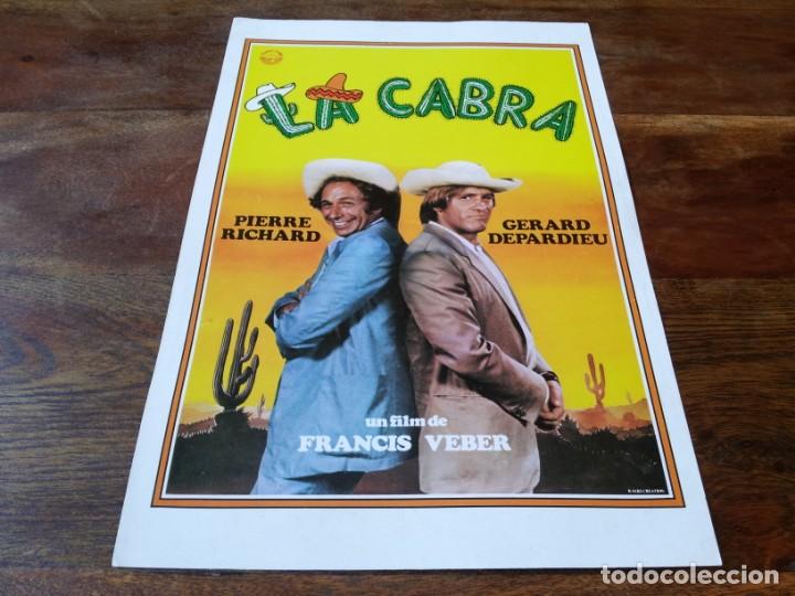 Cine: La cabra - Pierre Richard, G&eacute;rard Depardieu, Francis Veber - guia original izaro 1982