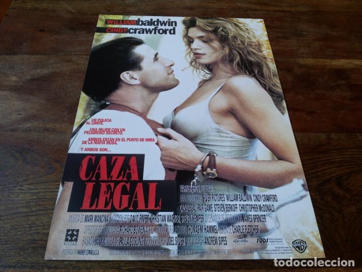 Kino: Caza legal - William Baldwin, Cindy Crawford, Salma Hayek, Dan Hedaya - guia original warner 1995