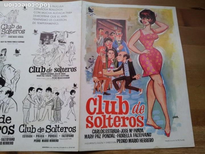 club de solteros - carlos estrada, fiorella fal - Buy Movie pressbooks on  todocoleccion