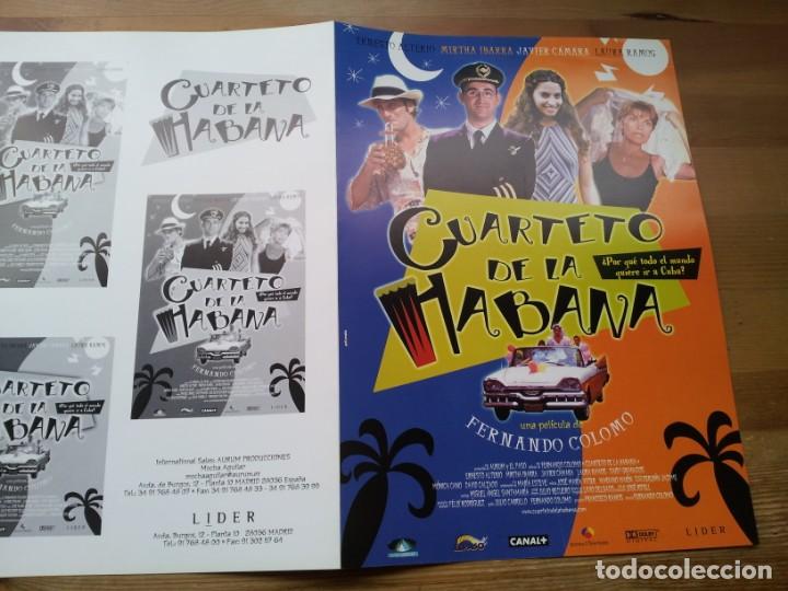Cin&eacute;ma: Cuarteto de La Habana - javier camara,laura ramos,e. alterio,mirtha ibarra guia original aurum 1998