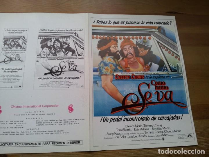 Cine: Como humo se va - Cheech Marin, Tommy Chong, Tom Skerritt, Stacy Keach - guia original c.i.c 1978