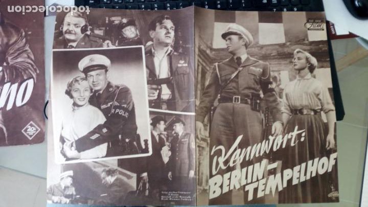 Cin&eacute;ma: GUIA PROGRAMA ALEMAN DOBLE TAMA&Ntilde;O GRANDE ATRACO EN LAS NUBES. RICHARD WIDMARK