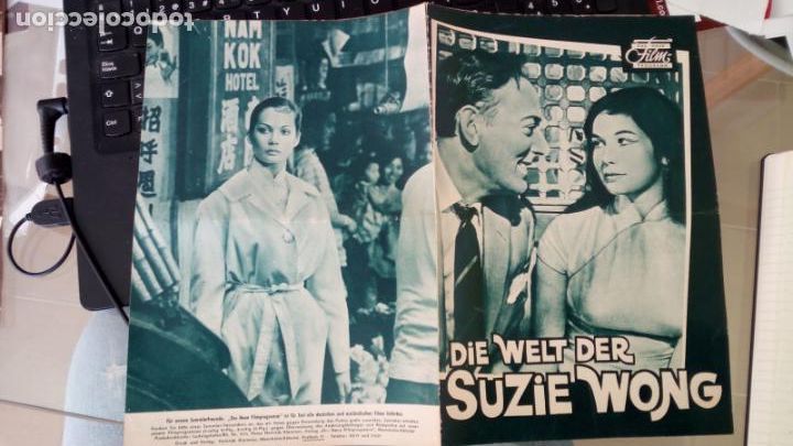 Cin&eacute;ma: GUIA PROGRAMA ALEMAN CUADRUPLE EL MUNDO DE SUZIE WONG WILLIAM HOLDEN NANCY KWAN