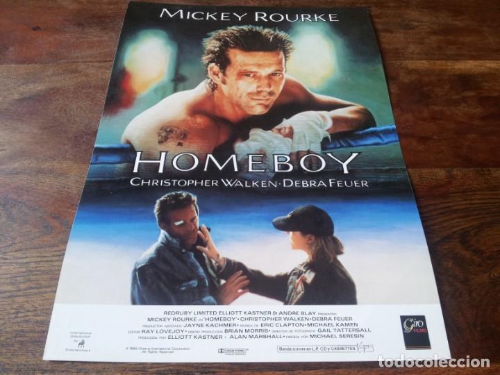 Cinema: Homeboy - Mickey Rourke, Christopher Walken, Debra Feuer - guia original giro 1988