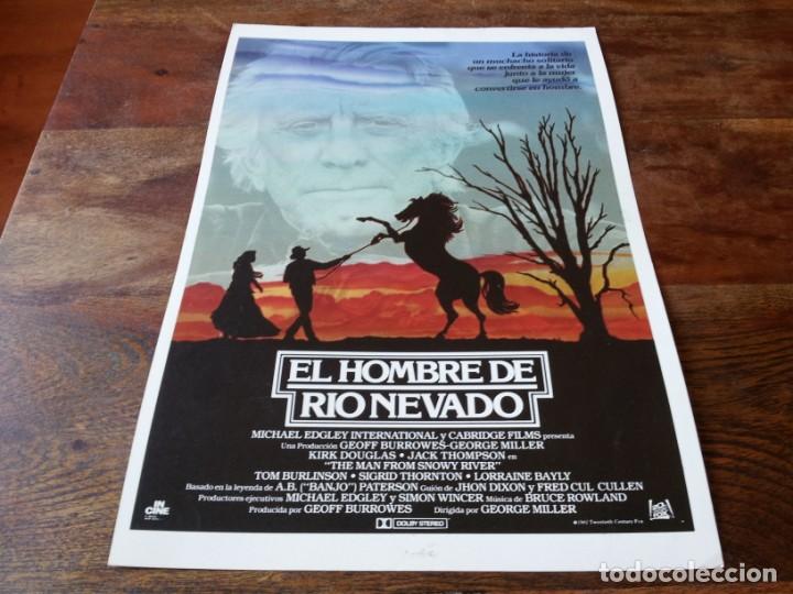 Cinema: El hombre de R&iacute;o Nevado - Tom Burlinson, Terence Donovan, Kirk Douglas - guia original incine 1982