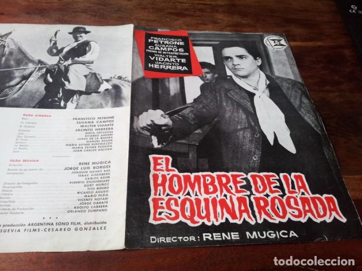 Cin&eacute;ma: El hombre de la esquina rosada - Francisco Petrone, susana campos - guia original suevia 1963