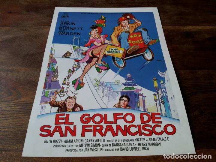 Cinema: El golfo de San Francisco - Alan Arkin, Carol Burnett, Jack Warden - guia original onza 1981 jano