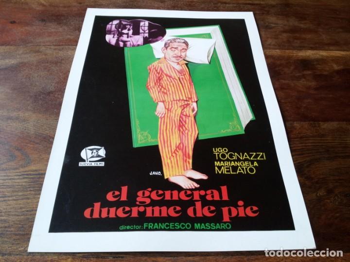 Cin&eacute;ma: el general duerme de pie - Ugo Tognazzi, Mariangela Melato - guia original suevia 1975 jano