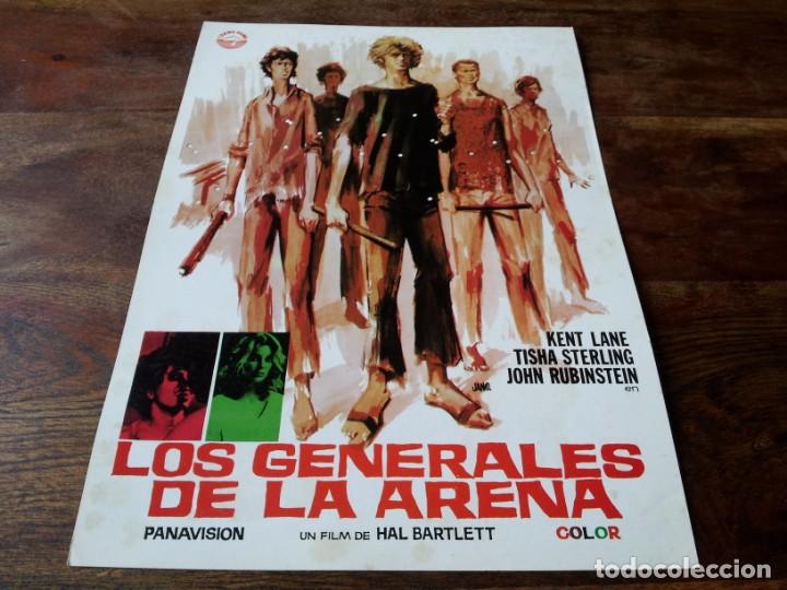 Kino: Los generales de la arena - John Rubinstein, Tisha Sterling, Kent Lane - guia original izaro 1973
