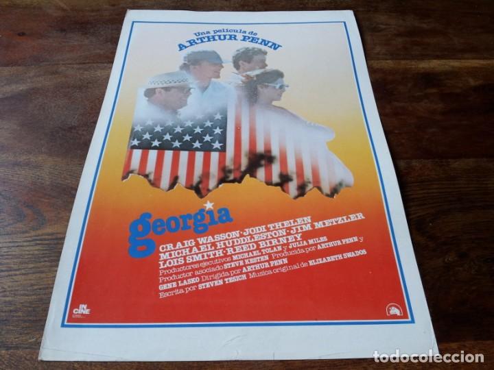 Cin&eacute;ma: Georgia - Craig Wasson, Jodi Thelen, Michael Huddleston - guia original incine 1981