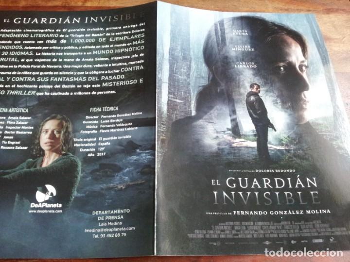 Cine: El guardi&aacute;n invisible - Marta Etura, Elvira M&iacute;nguez, Francesc Orella - guia original deaplaneta 2017