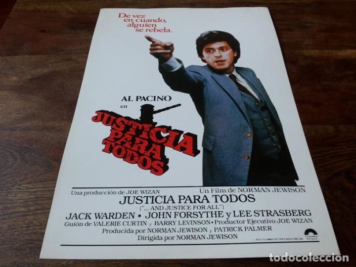 Cin&eacute;ma: Justicia para todos - Al Pacino, Jack Warden, John Forsythe - guia original columbia 1979